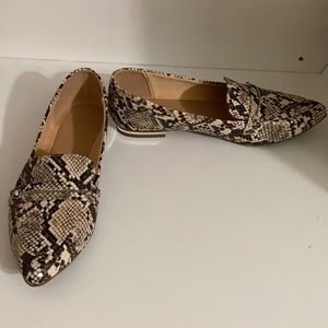 Snake Skin Loafers